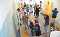 El Museo interior, during exhibition reception for "More", UB Art MFA thesis of Soda. 