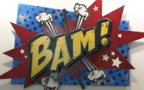 Buffalo Art Movement (BAM!) metal sign. 