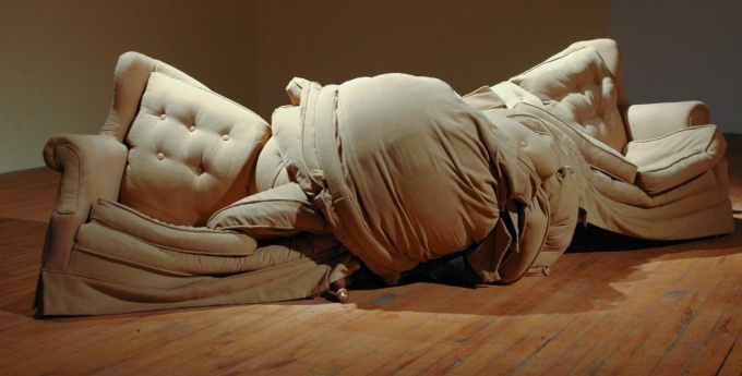 Couch tied in a knot by Bietz. 