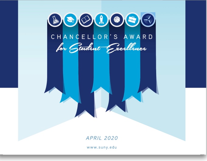 2020 SUNY Chancellor’s Award for Student Excelle. 