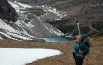 Maggie LeClair in the Canadian Rockies. 