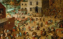 Zoom image: Pieter Bruegel the Elder, Children's Games Kunsthistoriches Museum, Vienna, Austria 