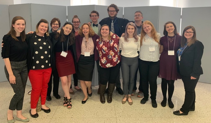 UB Phi Alpha Theta presenters at the 2019 Western New York Regional Conference. 