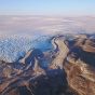 The edge of the Greenland Ice Sheet. 
