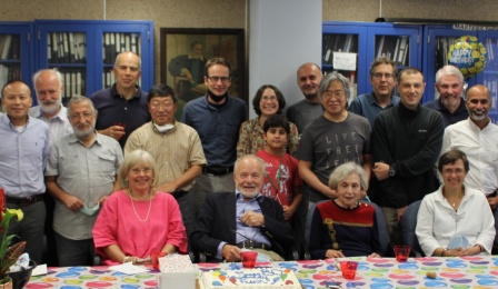 Professor Emeritus Francis M. Gasparini’s 80th birthday was celebrated in the department in October 2021 at a surprise party joined by faculty and friends. 