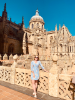 Summer 2019 study abroad student Aisling Cantillon on a tour of the Torre Catedral de Salamanca- the main cathedral that claims everyone's attention!