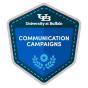 Communications Campaign digital badge. 