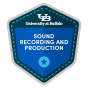 Sound Recording and Production Badge. 