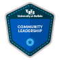 Community Leadership badge. 