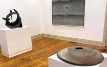 Bill Maggio and Neil Tetkowski art installed at Raft of Sanity gallery. 