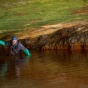 John Sabraw, “Bat Gate Cave AMD Seep, Sulfur Springs, Ohio,” photo courtesy of Ben Siegel. 