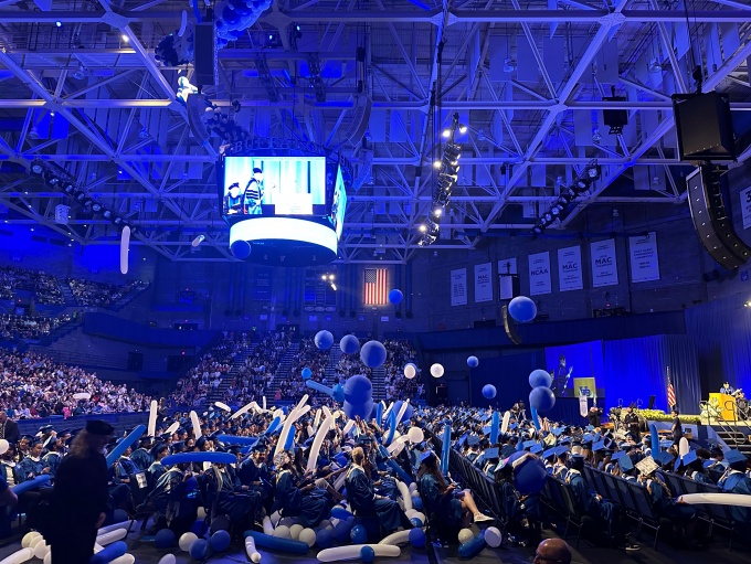 Zoom image: College of Arts and Sciences, morning Undergraduate Commencement Ceremony, 5/19/2024 