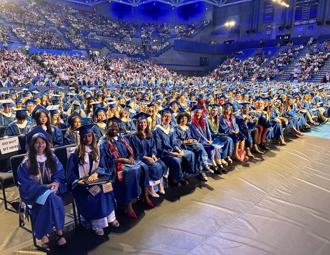 Zoom image: College of Arts and Sciences, morning Undergraduate Commencement Ceremony, 5/19/2024 