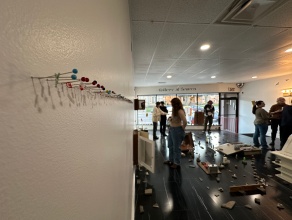Zoom image: &ldquo;Bodily&rdquo;, reception at Gallery at Seneca, April 11, 2026. 