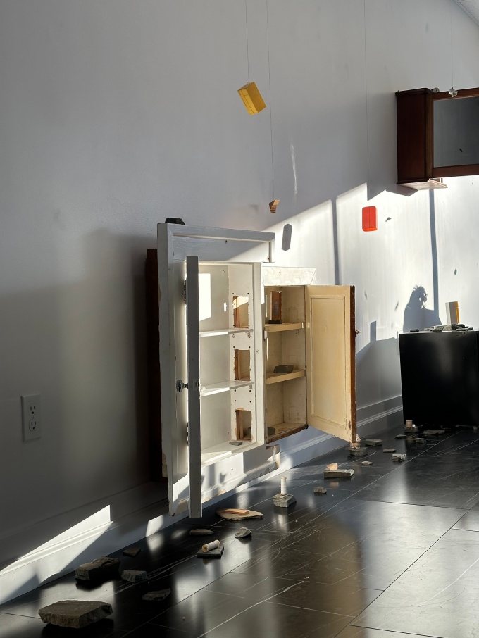 Zoom image: &ldquo;Bodily&rdquo;, installation detail at Gallery at Seneca 