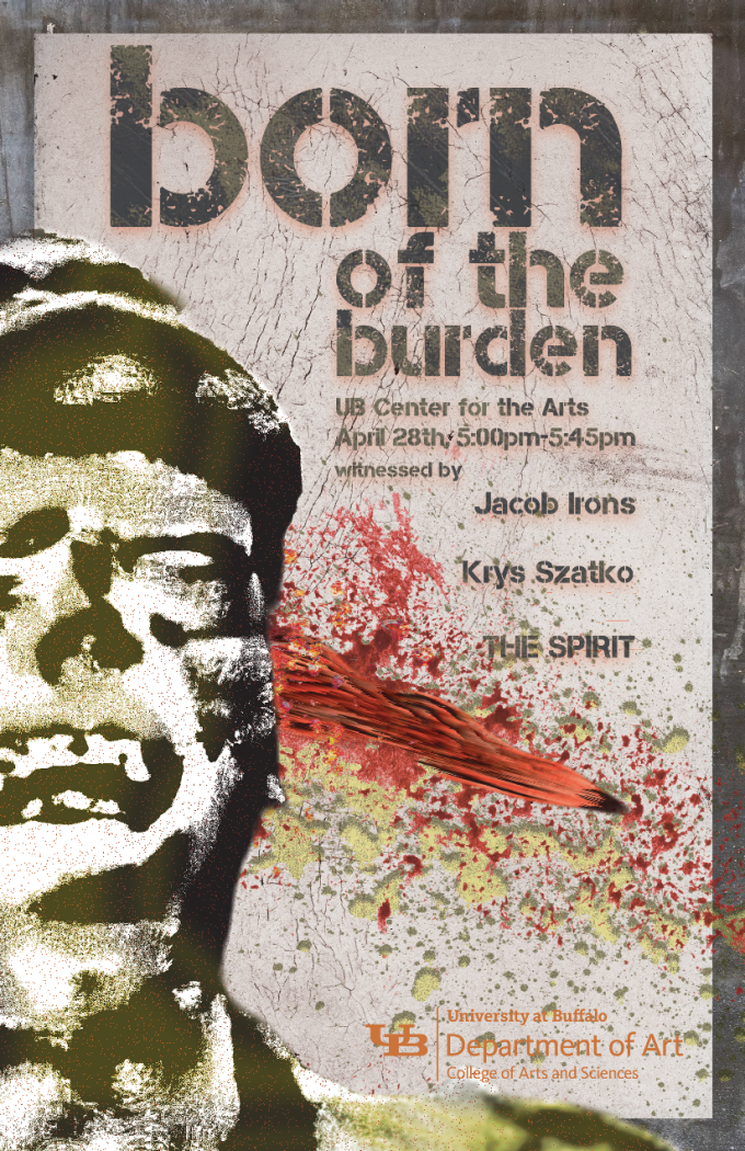 Zoom image: Born of the Burden, art poster