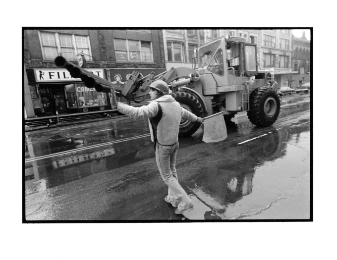 Zoom image: Diane Bush, "Rapid Transit Worker Cheryl Barillari", 1981. Silver gelatin print, 16 x 20in. Image courtesy of Diane Bush 