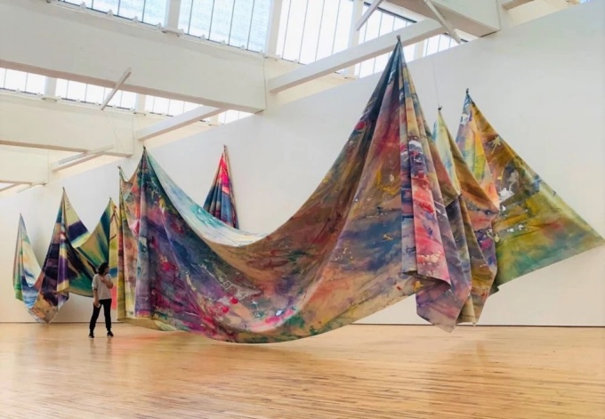 Zoom image: Sam Gilliam, Double Merge, 1968 