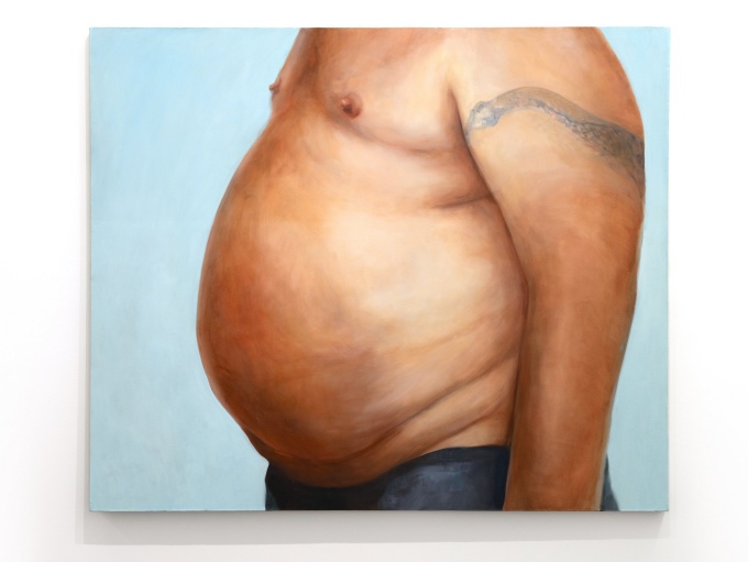 Snake Belly, 2000, painting by Joan Linder. 
