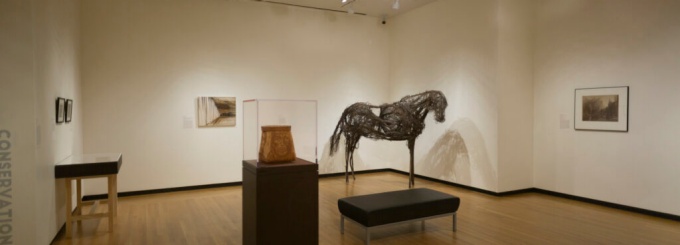 "Material Resources" show at Bowdoin College Museum of Art. 