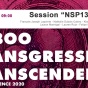 Taboo - Transgression - Transcendence in Art & Science conference poster. 