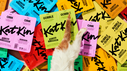 Zoom image: Branding and packaging for cat food brand KatKin 