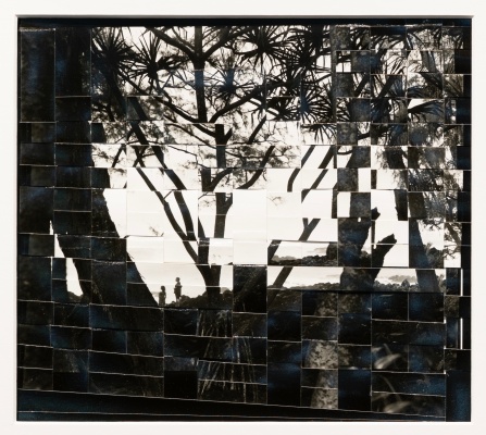 Zoom image: Archiving Lauhala, Carlsmith Beach, Hawai&rsquo;I, 2024-25 Woven glossy fiber gelatin silver prints from B&amp;W 8&rdquo;X10&rdquo; negatives 10 1/8&rdquo; x 9&rdquo; 