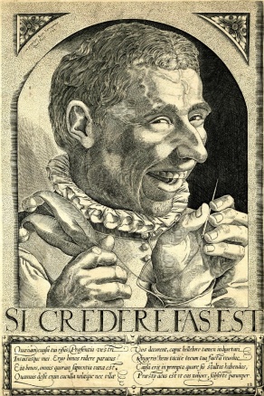 Zoom image: Matthias Quad, Si Credere fas est, 1588. Engraving, 33.7 x 22.3 cm. &copy; The Trustees of the British Museum. 1874,1010.237. 