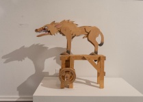 Zoom image: Frederick Wright Jones, &quot;I know how you feel&quot;, wood and paint, 2014 Image: Misael Hernandez 