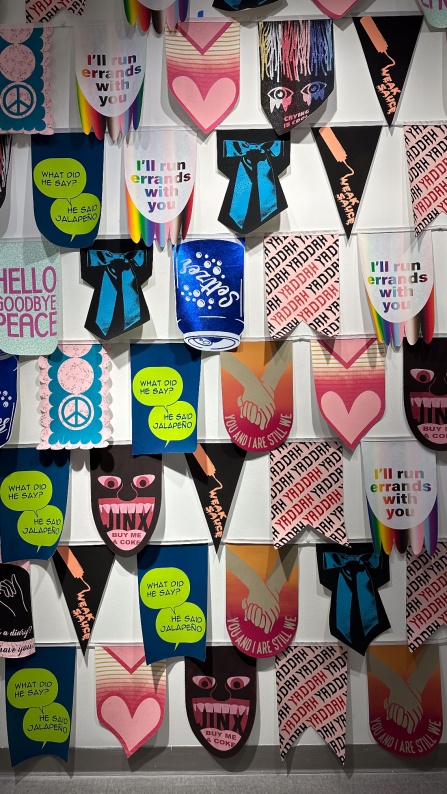 Zoom image: Pennant flags by Leslie Friedman 