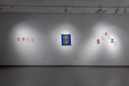 Zoom image: Desislava Furber's &quot;Kilim&quot;, installation view. Photo credit: Ligia Sato 