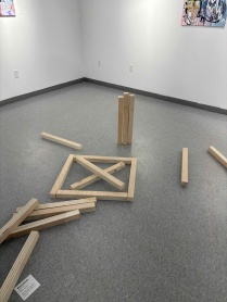 Zoom image: &quot;Matchsticks&quot;, interactive sculpture by Jay Sorrentino 