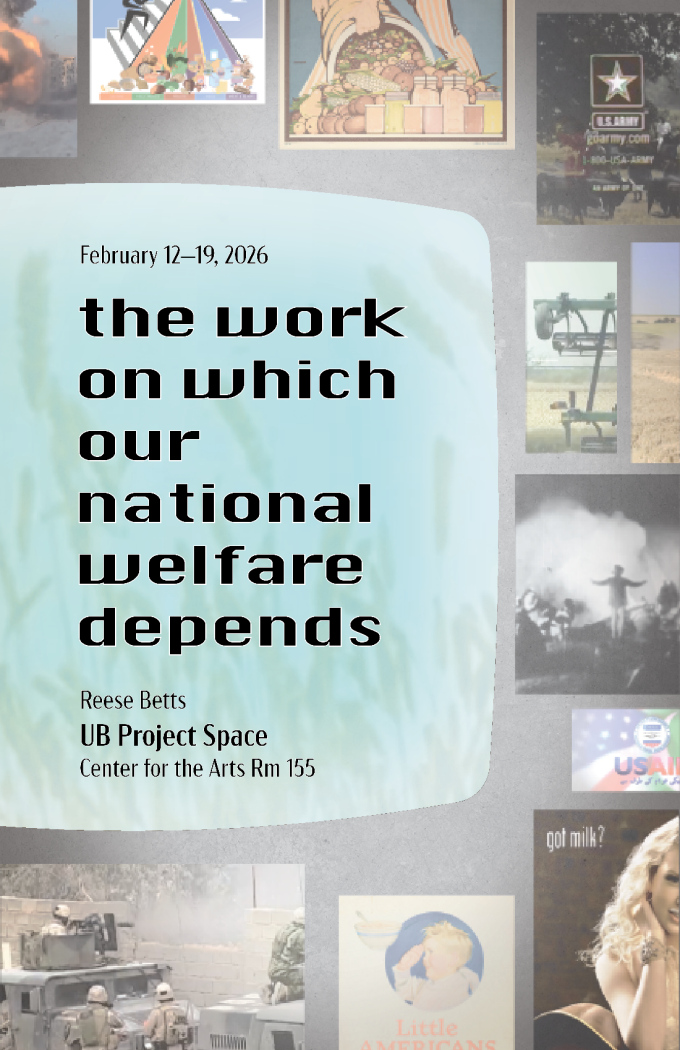 Zoom image: Exhibition poster for the work on which our national welfare depends