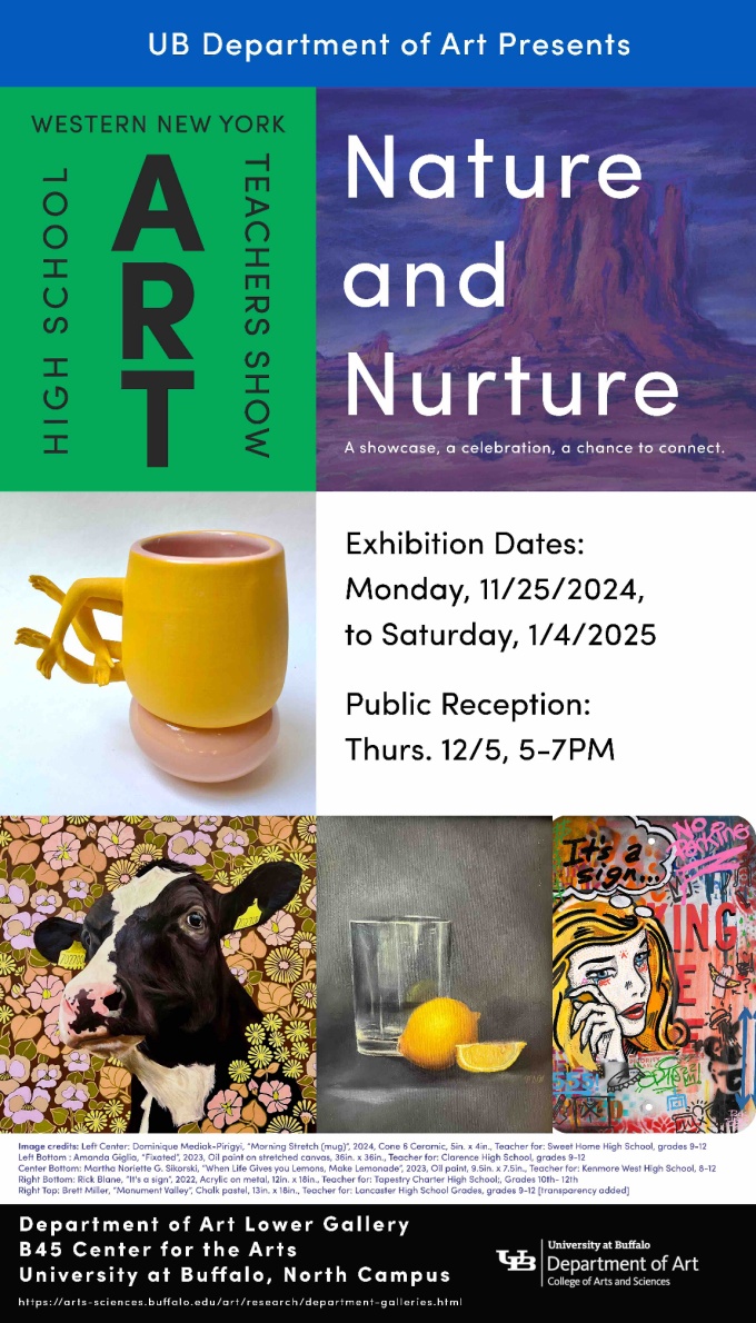 Poster for the exhibition "Nature and Nurture". 