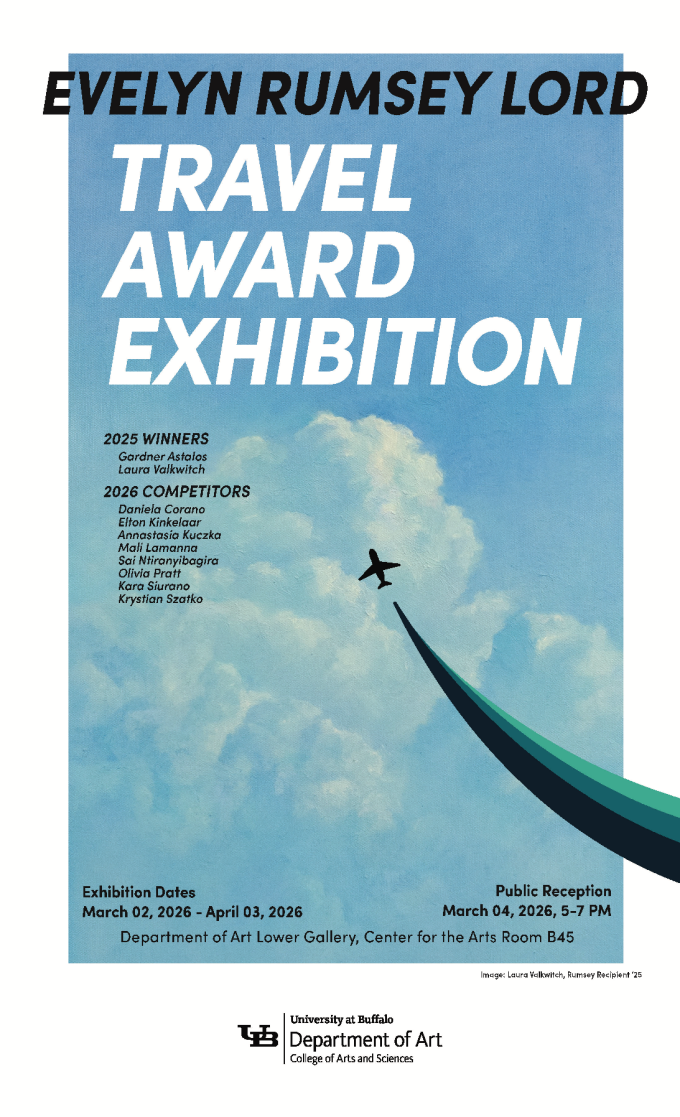 Zoom image: TOP ROW, LEFT TO RIGHT: Alexander Scapillato - &ldquo;Canalside&rdquo; Digital Photography, 9 x 12 in. - Lancaster High School; Teacher Allyson Demski. Ava Valkwitch - &ldquo;Outside In&rdquo;, Acrylic on canvas, 16 x 12 in. - Kenmore East; Teacher: Matthew Sagurney Nevaeh Maye - &ldquo;Self Portrait&rdquo;, Chalk Pastel, 9.5 x 12.5 in. - Charter School for Applied Technologies; Teacher: Brian Nacov Amina Mehani - &ldquo;Into the Night&rdquo;, Folded Paper, 60 x 36 x 36" - Sweet Home High School; Teacher: Dominique Mediak-Pirigyi BOTTOM ROW, LEFT TO RIGHT: Meika Shelvay - &ldquo;Cat&rdquo;, Adobe Illustrator, 13 x 19 in. - Kenmore West High School; Teacher: Veronica Allis Alisha Rajput - &ldquo;Mirror Mirror&rdquo;, Oil pastel, 22 x 17 in. - Clarence High School; Teacher: Amanda Giglia Emma Smith - &ldquo;Untitled&rdquo;, Pen on paper, 8 x 10 in. - Frontier High School; Teacher: Jacqueline Larocque. --- Poster design: Kelly Myers-Chunco 