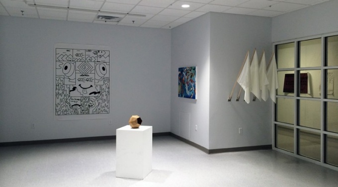 The Project Space art gallery. 