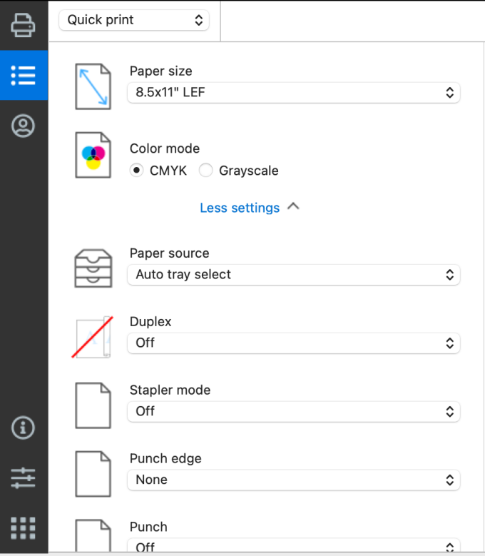 More Settings. 