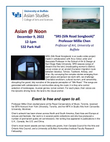 Zoom image: Flyer for Asia @ Noon: SRS Slik Road Songbook 