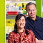 Soo-Kyung Lee, PhD, and Jae W. Lee, PhD, University at Buffalo Department of Biological Sciences. Credit: Douglas Levere / University at Buffalo.