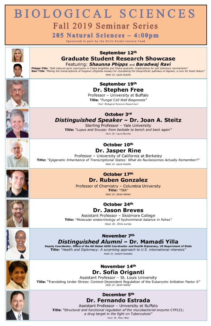 2019 SEMINAR SERIES. 