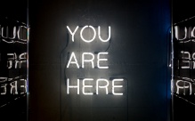 You are here. 