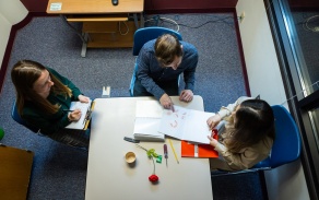 He is completing language and cognitive testing. 