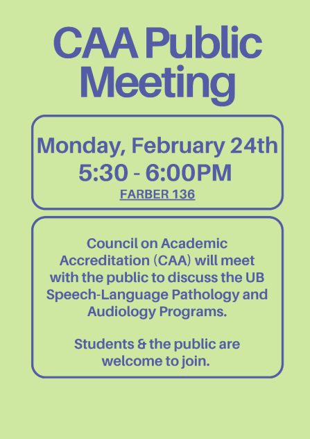 CAA Public Meeting. 