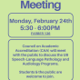 CAA Public Meeting. 