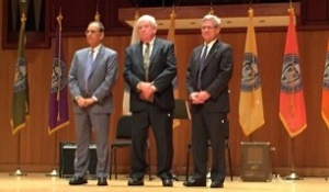 Stephen Dyson accepting his SUNY Distinguished Professor promotion. 