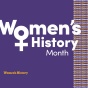 Women's History Month graphic. 