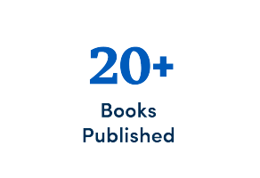 20+ books published. 