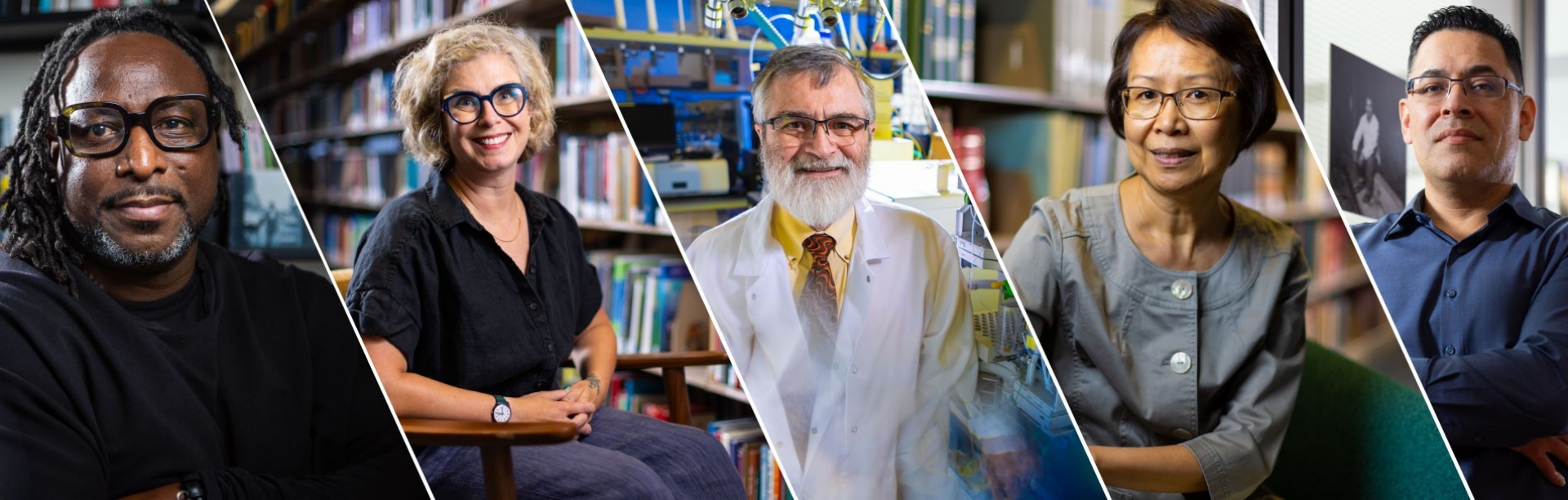 Collage of faculty member headshots. 