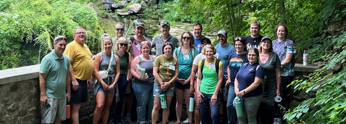 A group photo of past Earth Ed participants. 