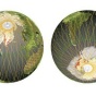 Two globes showing the EDGE satellite's orbit. 